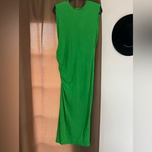 Green Zara dress